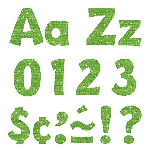 TREND enterprises Inc T79782 Lime Sparkle 4 Playful Combo Ready Letters - Image 1