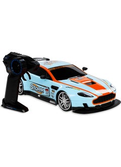 Apexma Remote Control Rechargeable 1:12 Toy Rally Car - Full Functional Racing Car with Lights  - Image 1