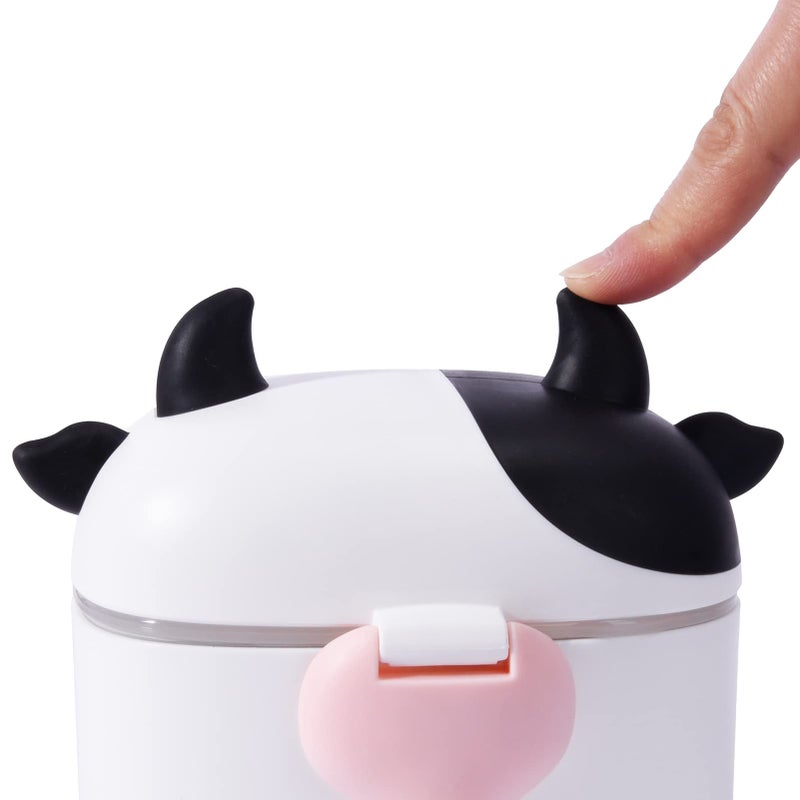 Bebamour Baby Formula Dispenser On The Go, Formula Container to Go, Formula Holder for Travel, Candy Fruit Snack Storage Container with Scoop and Leveller (Black) - Image 5