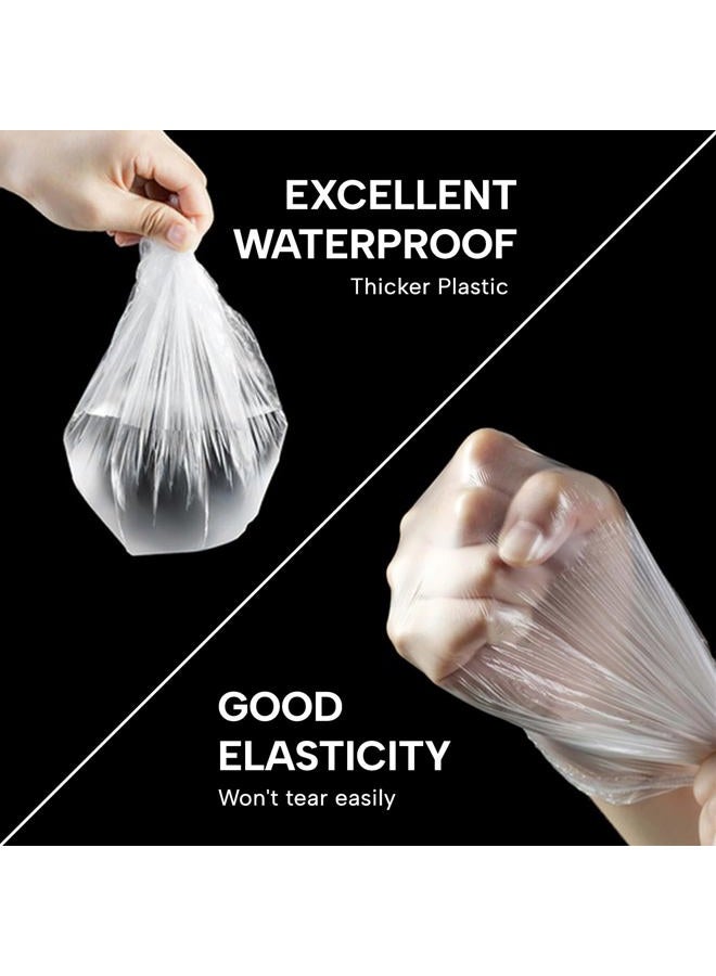 Years calm 30PCS Disposable Shower Caps, Individually Wrapped Larger and Thicker Waterproof Shower Caps, Plastic Hair Caps for Women, Spa, Home Use, Hotel and Hair Salon, Portable Travel (30PCS Transparent) - Image 5
