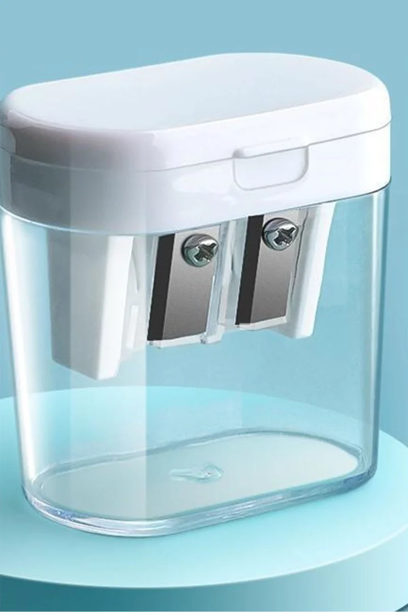 Share the Love Share The Love Double Hole Pencil Sharpener – 12pcs Set in 4 Assorted Colors – Dual Blade Manual Sharpeners for School, Office & Craft Use