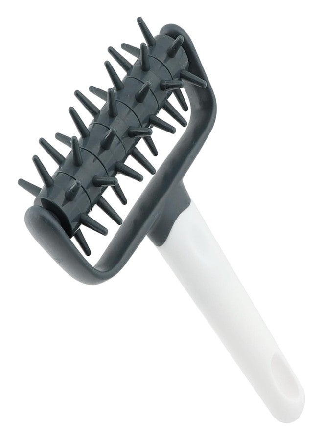 Ranjaner Pizza Dough Docker, Plastic Pizza Roller Spikes Prevents Air Bubbles and Creates a Uniform Crust for Cooking, Pastry Dough Roller for Crackers, Homemade Bread, Cookies - Image 1