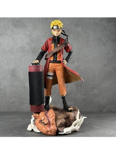 General Naruto doll model ornaments, base scroll Naruto PVC model toys decoration collection gifts  - Image 1