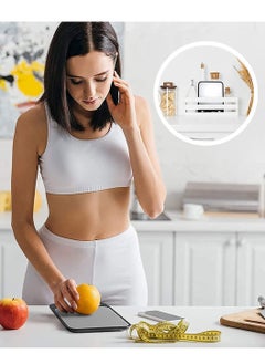 LEOKOR High-Precision Household Kitchen Electronic Scale Front Waterproof LCD Stainless Steel Platform Scale（5kg/1g）  - Image 5