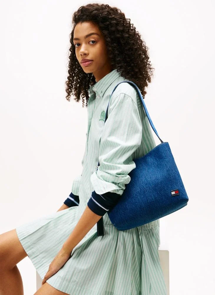 تومي جينز COOL DENIM HOBO BAG