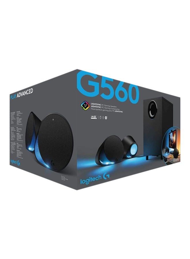 Logitech G560 PC Gaming Speaker System with 7.1 DTS:X Ultra Surround Sound, Game based LIGHTSYNC RGB, Two Speakers and Subwoofer, Immersive Gaming Experience - - Image 5