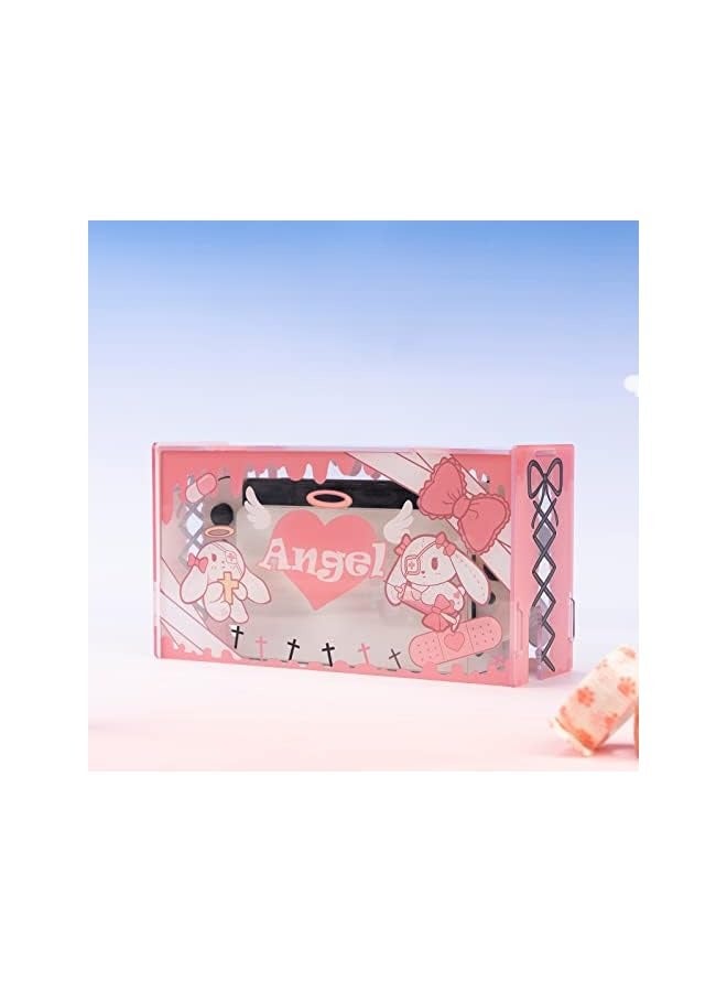 PROMASS Acrylic Clear Dust Display Box Cover for Switch/OLED Dock, Assemble Waterproof Cover Case Compatible with Nintendo Switch/OLED Charging Dock Accessories - Bunny - Image 5