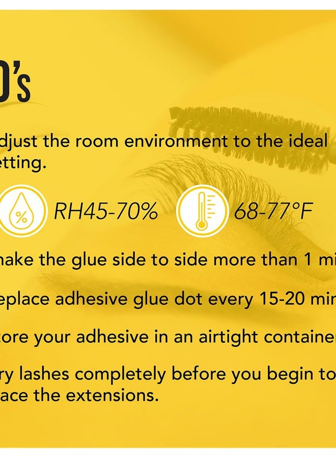 Lyon lash Extra Powerful Eyelash Extension Glue - Lyon Lash 5ml Performance Glue | 1-2 Sec Dry Time | 6-8 Weeks Retention | Black Adhesive Supplies for Professional Use - Image 3