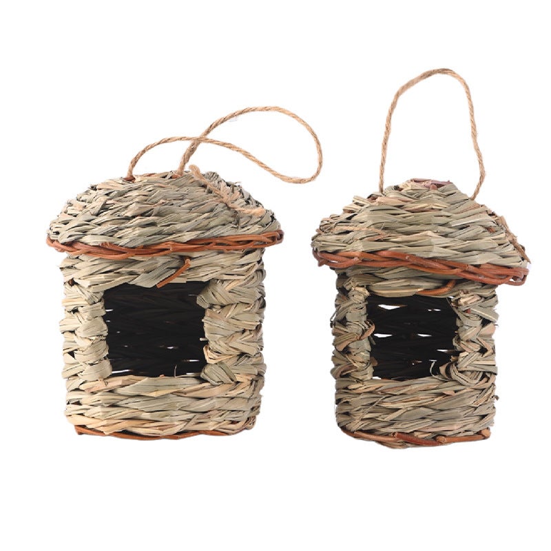 Handwoven Grass Bird Nest for Pets - Image 5