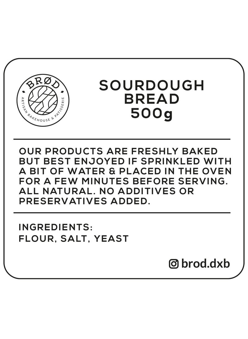 BROD - Large Sourdough Bread 500g - Image 1