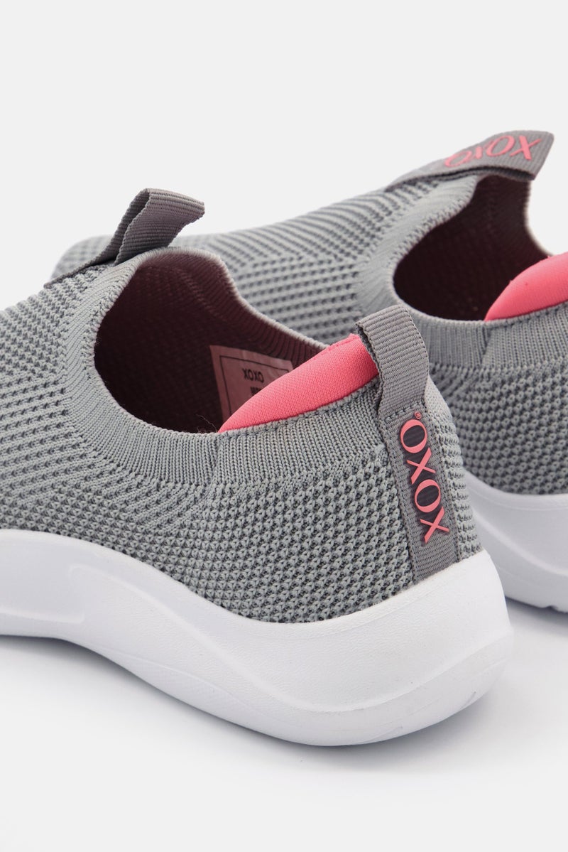 XOXO Women Mire Slip On Casual Shoes, Grey - Image 2