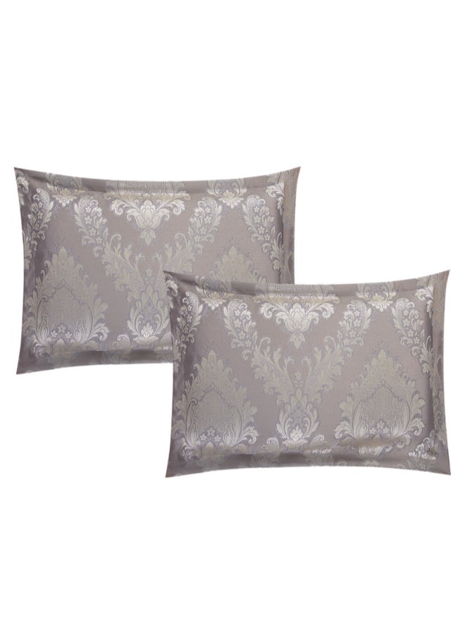 Jacquard Comforter Set With Durable And Soft Fabric Heavy Filling And A Design That Satisfies All Tastes 8 Pieces King Size