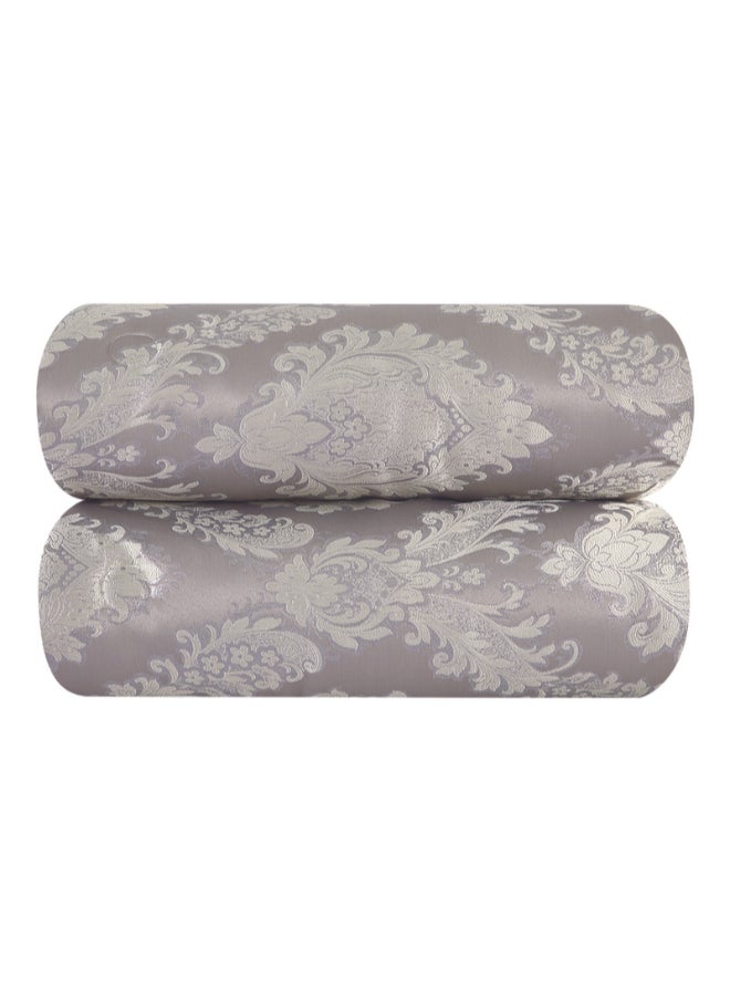 Jacquard Comforter Set With Durable And Soft Fabric Heavy Filling And A Design That Satisfies All Tastes 8 Pieces King Size