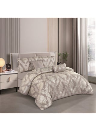 Jacquard Comforter Set With Durable And Soft Fabric Heavy Filling And A Design That Satisfies All Tastes 8 Pieces King Size - pzsku/Z8798011230D3DE568123Z/45/_/1729695008/a78c07ac-4188-4ac9-8c1d-0aa3a8649a96