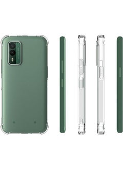 Generic Case for Nokia XR21 5G, Shock-Resistant Flexible TPU Gasbag Protection Rubber Soft Silicone Anti Dropping Phone Cover  - Image 3
