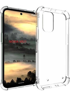 Generic Case for Nokia XR21 5G, Shock-Resistant Flexible TPU Gasbag Protection Rubber Soft Silicone Anti Dropping Phone Cover  - Image 1