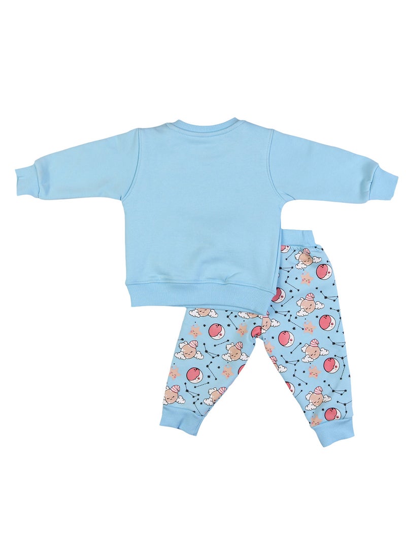 زيركون بيجامة شتوي لحديثي الولادة - 1265 - Image 3