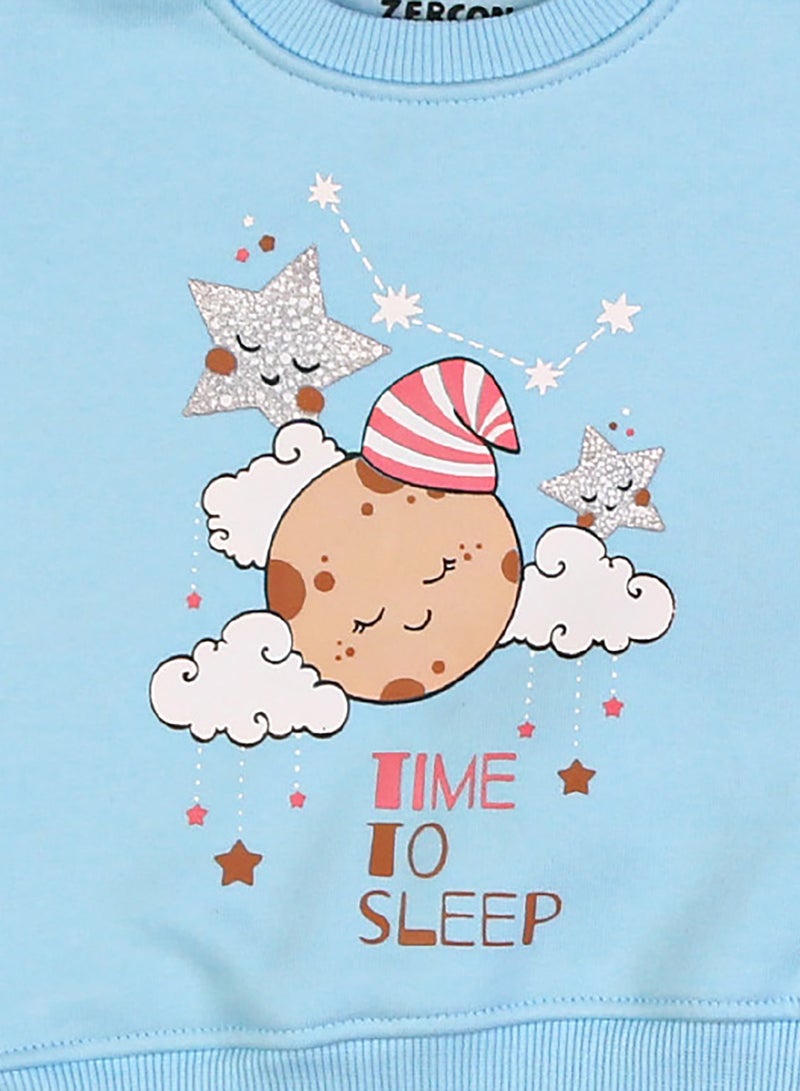 زيركون بيجامة شتوي لحديثي الولادة - 1265 - Image 2