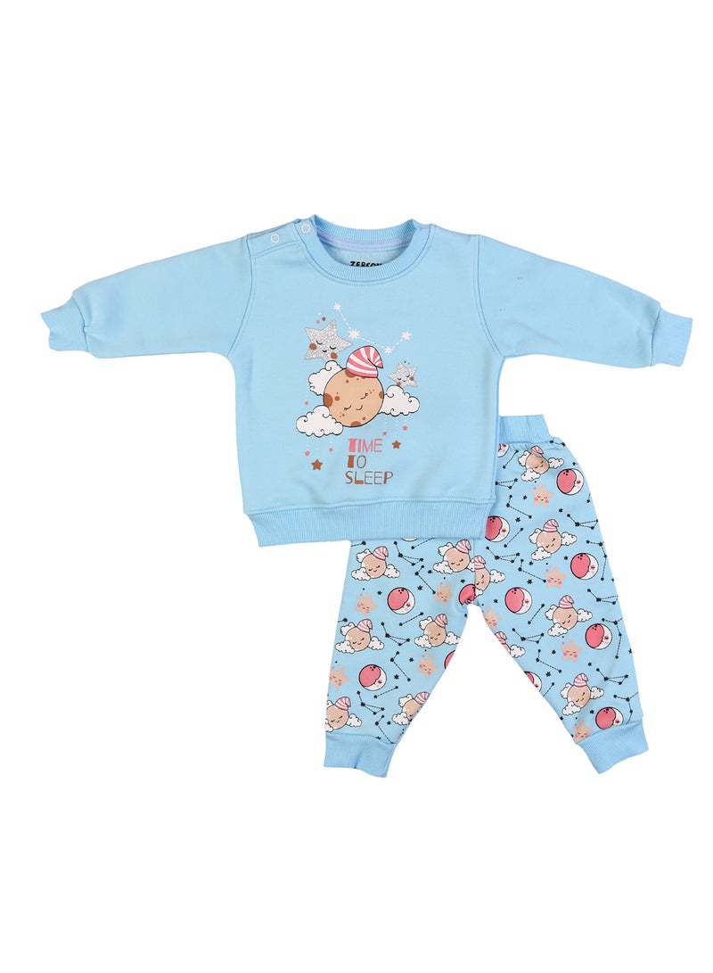 زيركون بيجامة شتوي لحديثي الولادة - 1265 - Image 1