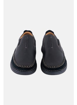 clarks Men Wide Nature 5 Walk Slip On Casual Shoes, Black  - Image 4