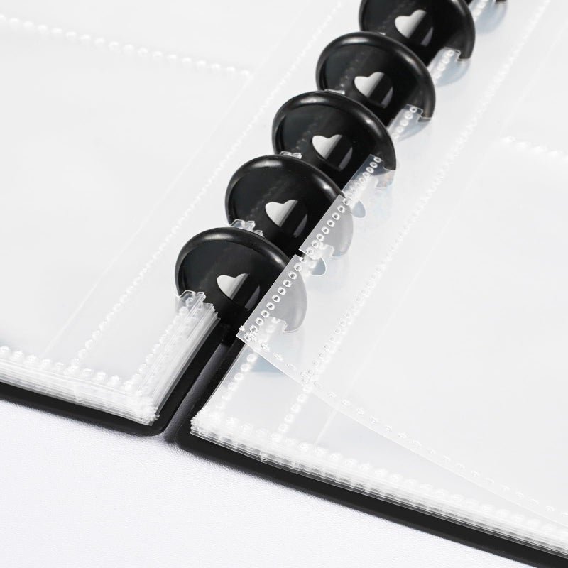 Hiwhy Photo Album 4x6 Picture Holder Book Sleeves Holds 120 Horizontal Photos DIY Picture Albums with 30 Removal Inner Pages for Wedding  Black - Image 3