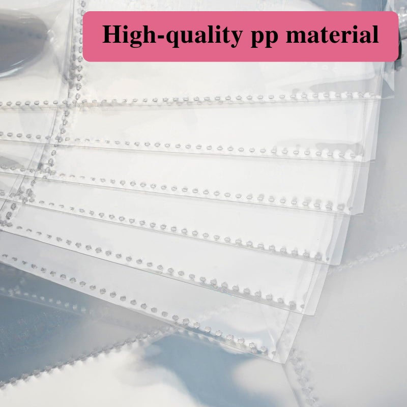 Hiwhy Photo Album 4x6 Picture Holder Book Sleeves Holds 120 Horizontal Photos DIY Picture Albums with 30 Removal Inner Pages for Wedding  Black - Image 5