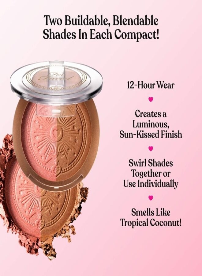 Too FacedCosmetics Too Faced Cosmetics Sun Bunny Luminous Blushing Bronzer – Sun Bunny Luminous Tan – 0.28 oz / 8 g - Image 2