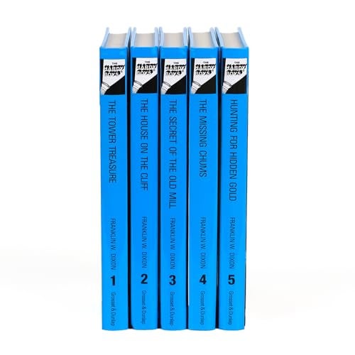 Juniper Books Hardy Boys Set | 5-Volume Hardcover Book Set with Custom Designed Book Covers | Author Franklin W. Dixon - Image 5