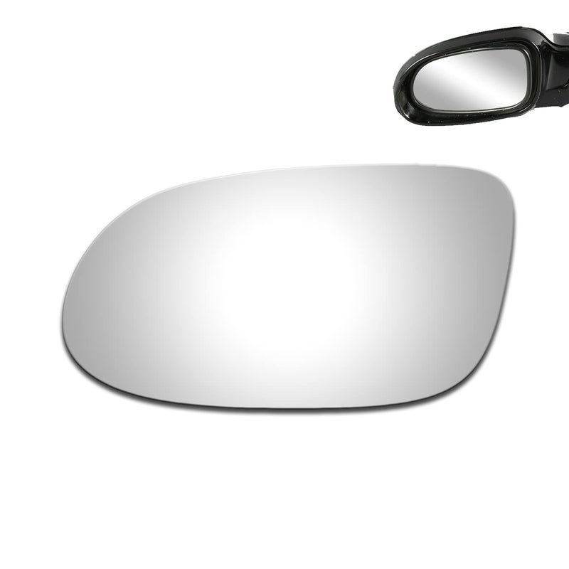 WLLW Mirror Glass fit for MERCEDES BENZ SL55 SL500 SLK32 SLK230 CLK320 CLK350 Replacement Driver Side Left Flat Glass