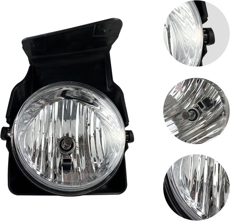 WILD BEAR Fog Lights for 2003-2006 GMC Sierra 1500 2500 3500 & 2007 GMC Sierra Classic with H10 12V 45W Halogen Bulbs - Image 4