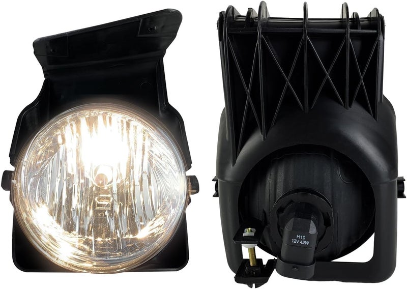 WILD BEAR Fog Lights for 2003-2006 GMC Sierra 1500 2500 3500 & 2007 GMC Sierra Classic with H10 12V 45W Halogen Bulbs - Image 3