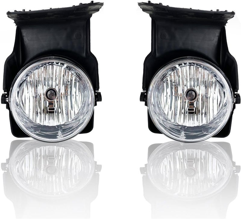 WILD BEAR Fog Lights for 2003-2006 GMC Sierra 1500 2500 3500 & 2007 GMC Sierra Classic with H10 12V 45W Halogen Bulbs - Image 1