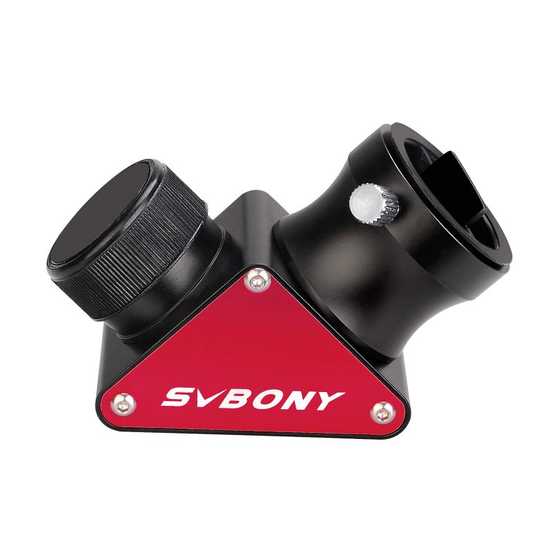 SVBONY SVBONY SV188P Dielectric Mirror Star Diagonal, 90 Degree Mirror Diagonal, 99% Reflectivity Dielectric Coatings with Brass Compression Rings (1.25 inch) - Image 1