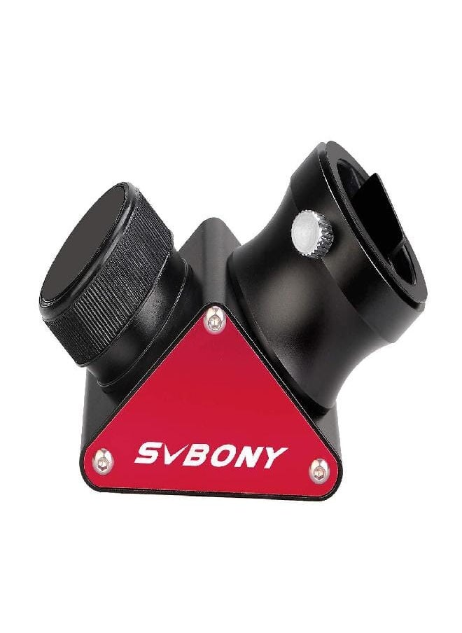 SVBONY SV188P Dielectric Mirror Star Diagonal, 90 Degree Mirror Diagonal, 99% Reflectivity Dielectric Coatings with Brass Compression Rings (1.25 inch)  - Image 1