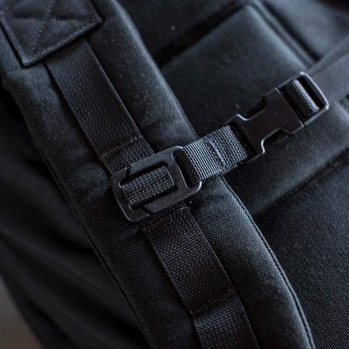 GORUCK Rucksack Training Sternum Strap - Adjustable Front Backpack Chest Belt w/Quick Release Military Grade Buckle for Secure Fit & Enhanced Stability, 17in x 7.5in, Redesign for Heavy Loads, Black - Image 5