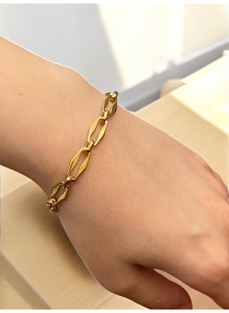 إيكوال اسوارة نسائية عصرية وأنيقة مصنوعة من الاستانلس ستيل - Image 1