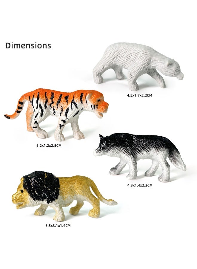 NIBEMINENT Solid Plastic Miniature Poultry Animal Model Toy