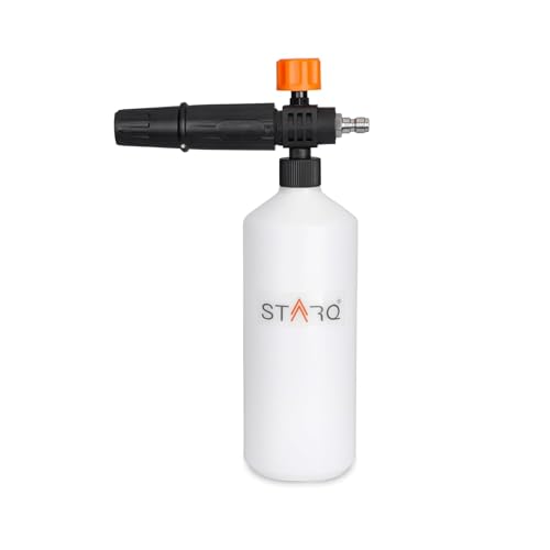 STARQ Brass 1 Ltr Professional Adjustable Snow Foam Lance/Cannon With 1/4" Quick Release Connector, Heavy Duty Foam Blaster For High Pressure Washer - Image 5