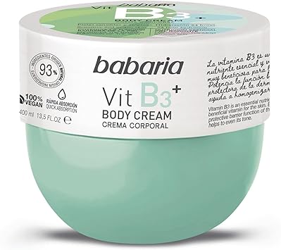 Babaria Vitamin B3 Body Cream for Sensitive Skin 400ml - Image 1