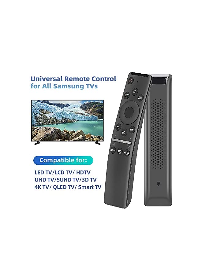 PROMASS Universal Voice Remote Control for Samsung TV Remote All Samsung LED QLED UHD SUHD HDR LCD HDTV 4K 3D Curved Smart TVs, with Shortcut Buttons for Netflix, Prime Video, Samsung Plus - Image 3