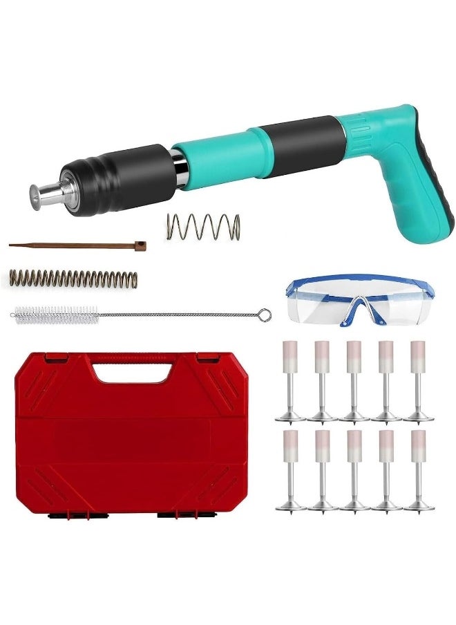 PERDANT Nail Gun Portable Mini Nail Shooting Machine with 10 Nails | Wall Fixing Tool for Cement Walls| Lightweight and Efficient Household Woodworking Tool for Drilling Up A Wall  - Image 1