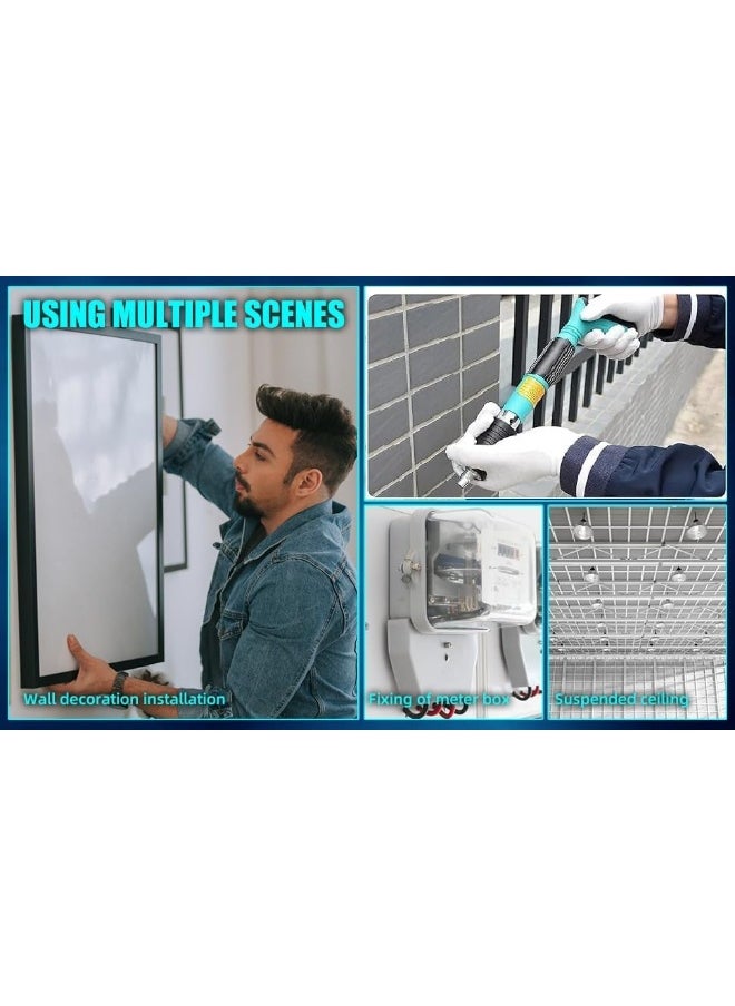 PERDANT Nail Gun Portable Mini Nail Shooting Machine with 10 Nails | Wall Fixing Tool for Cement Walls| Lightweight and Efficient Household Woodworking Tool for Drilling Up A Wall  - Image 3