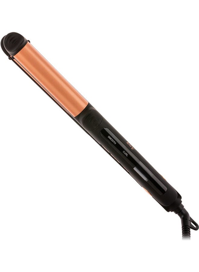 JOY 3 in 1 Joy Hair Starightener Black/Gold - Image 1