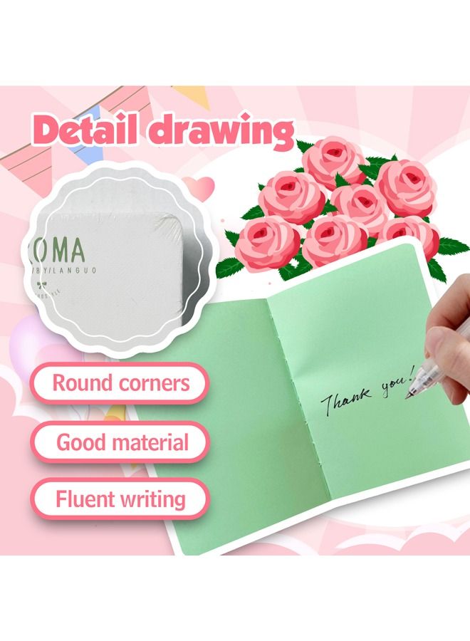 XIANGYU 5-Piece Notebook With Flower Design Pocket Planner Journal Diary - Image 3