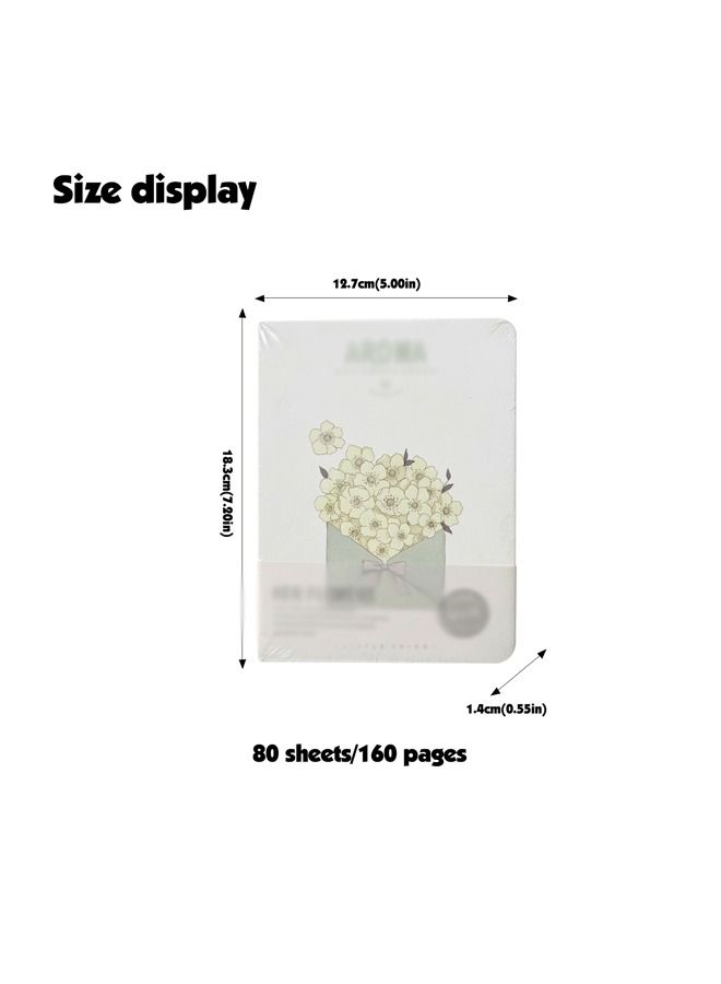 XIANGYU 5-Piece Notebook With Flower Design Pocket Planner Journal Diary - Image 5
