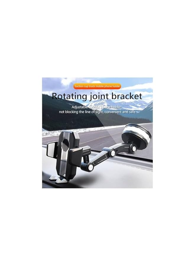 Portal AE Car Phone & Desk Mount, Dashboard & Windshield Hands-Free Holder (18×23cm, Black)