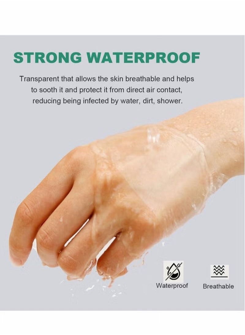 Generic - Tattoo Aftercare Bandage, Transparent Film Dressing,PU Membrane Waterproof Sticker,Second Skin Healing Protective Bandages Stretch Antibacterial Wound Tape (2 m x 15 cm) - Image 1