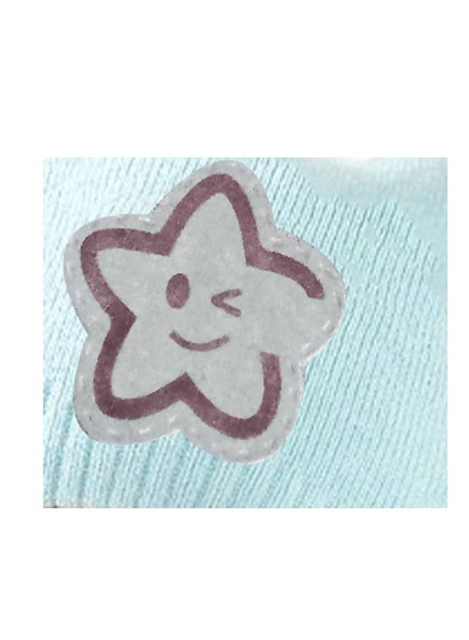 Finix Combo of Kids Star Design Baby Winter Hat Warm Woolen Knit Hats & Neck Warmer Set (Sky Blue,1-3 Years) - Image 4