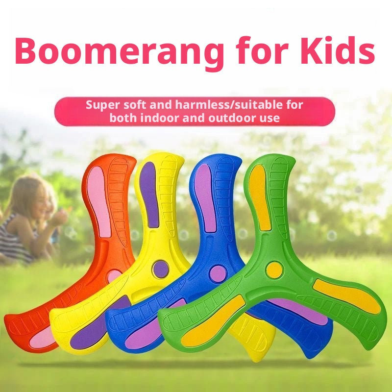 Kids Boomerang & Frisbee Set EVA Soft Toy - Image 1