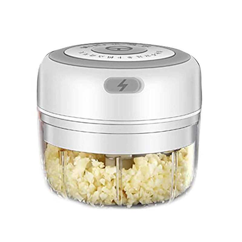 Avenn Avenn Multipurpose Rechargeable Electric Mini Garlic Onion Chopper Chop Mince Puree Dice One Touch Operation Twin Stainless Steel Blades 250 ML Wireless Chopper Multicolor - Image 1